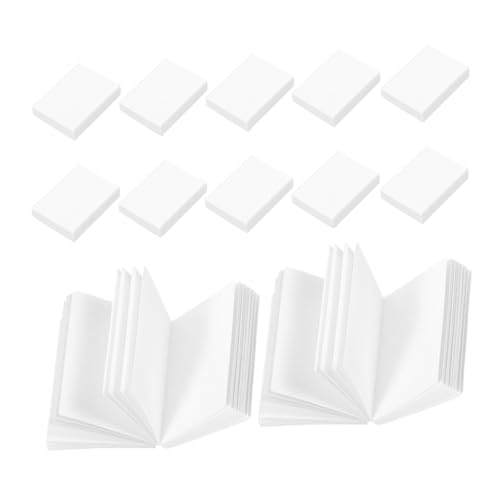 Abaodam 12 Stück Puppenhaus Minibuch Puppenhausbücher Miniatur Notizbuch Miniatur Buch Ornamente DIY Miniaturbuch Puppenhaus Minibücher Miniatur Bücher Zum Basteln Leeres von Abaodam