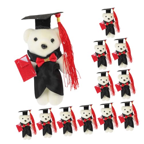 Abaodam 12 Stück Puppenstraußmaterial Plüsch-Abschlussbär High-School-Abschlussbär Junggesellenbär Abschluss Stofftiere plüschbär abschluss Abschlusspuppe Guaduation Puppe Plastik Abaodam 12 Stück Puppenstraußmaterial Plüsch-Abschlussbär High-School-Abschlussbär Junggesellenbär Abschluss Stofftiere plüschbär abschluss Abschlusspuppe Guaduation Puppe Plastik von Abaodam