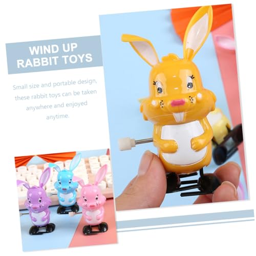 Abaodam 12 Stück Teiliges Aufziehspielzeug Bunte Hasen aus Robustem Kunststoff Kleine Tragbare Wind up Bunny Toys für Jungen und Mädchen als Frühlings Mitgebsel und Partygeschenke Abaodam 12 Stück Teiliges Aufziehspielzeug Bunte Hasen aus Robustem Kunststoff Kleine Tragbare Wind up Bunny Toys für Jungen und Mädchen als Frühlings Mitgebsel und Partygeschenke von Abaodam