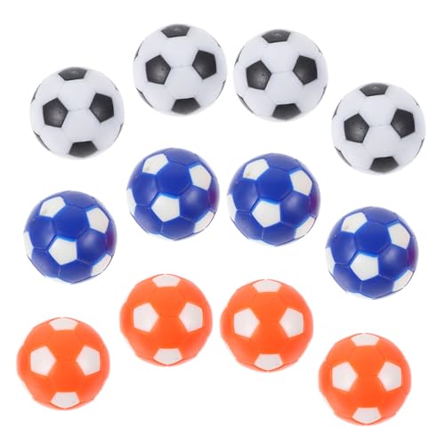 Abaodam 12 Stück Teiliges Bunte Mini Tischfußball Ersatzbälle für Tischkicker Zubehör Leichte Griffige Glatte Oberfläche Kompatibel mit Meisten Standard Tischfußballspielen von Abaodam
