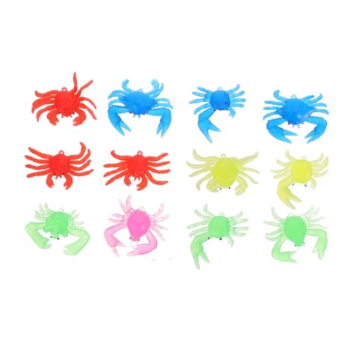 Abaodam 12 Stück Teiliges Bunte Weiche TPR Krabben Realistische Meerestiere Figuren für Umweltfreundlich Pädagogisch Fördert Frühe Kognitive Entwicklung und Kreatives Lernen Abaodam 12 Stück Teiliges Bunte Weiche TPR Krabben Realistische Meerestiere Figuren für Umweltfreundlich Pädagogisch Fördert Frühe Kognitive Entwicklung und Kreatives Lernen von Abaodam