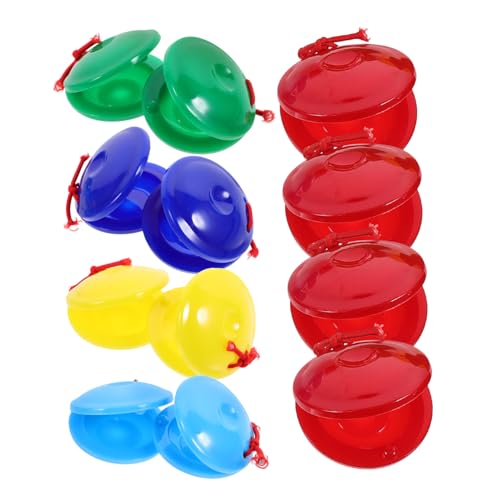 Abaodam 12 Stück Teiliges Castanet Bunte Rasseln Pädagogisches Musikspielzeug Frühe Musikerziehung Fördert und Wahrnehmungsfähigkeit für Jungen und Mädchen Abaodam 12 Stück Teiliges Castanet Bunte Rasseln Pädagogisches Musikspielzeug Frühe Musikerziehung Fördert und Wahrnehmungsfähigkeit für Jungen und Mädchen von Abaodam