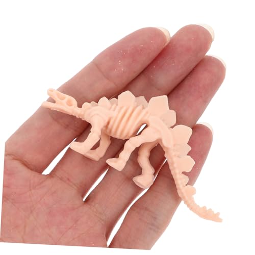 Abaodam 12 Stück Teiliges Dinosaurier Skelett Modell Miniatur Archäologische Ausgrabung Realistische Simulation Kreatives Lernspielzeug und Lustige Dinosaurier Dekoration für Zuhause und von Abaodam