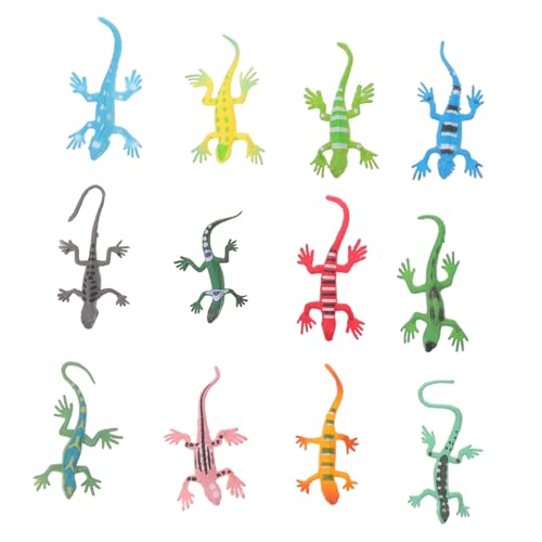 Abaodam 12 Stück Teiliges Eidechsen Modell Realistische Reptilien Figuren aus Farbigem Kunststoff Pädagogisches Simulationsspielzeug für Lernen Abaodam 12 Stück Teiliges Eidechsen Modell Realistische Reptilien Figuren aus Farbigem Kunststoff Pädagogisches Simulationsspielzeug für Lernen von Abaodam