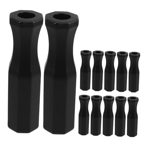 Abaodam 12 Stück Teiliges Foosball-Griff- Oktogonale Kunststoffgriffe für Tischfußball rutschfeste Ersatzgriffe Einfache Montage Komfortable Steuerung für Tischkicker-zubehör von Abaodam