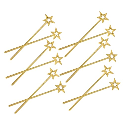 Abaodam 12 Stück Teiliges Glitzer Sternstab für Mädchen Leichte Prinzessin Engel Fee Stäbe als Kostüm Requisiten für Geburtstag Halloween Weihnachten Hochzeit Karneval von Abaodam