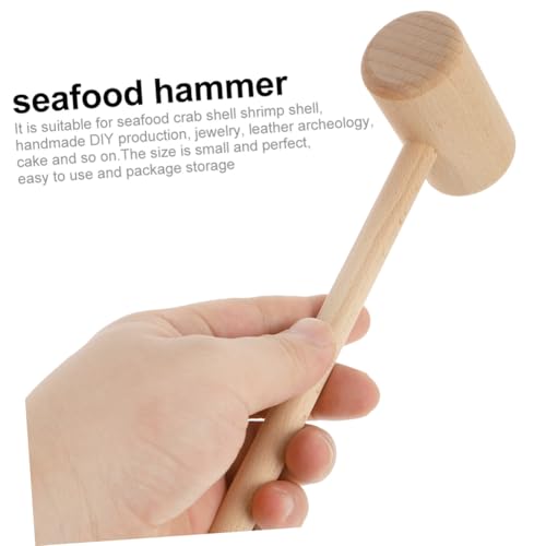 Abaodam 12 Stück Teiliges Holzhammer Meeresfrüchte aus Hartholz Glatte Oberfläche Kinderfreundlich Vielseitig für Krabben Hummer Schmuck Lederhandwerk Geschenk für Küche und Partys Abaodam 12 Stück Teiliges Holzhammer Meeresfrüchte aus Hartholz Glatte Oberfläche Kinderfreundlich Vielseitig für Krabben Hummer Schmuck Lederhandwerk Geschenk für Küche und Partys von Abaodam