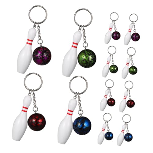 Abaodam 12 Stück Teiliges Mini Bowling Schlüsselanhänger Leichte Dekorative Sport Souvenirs Bunte Kleine Anhänger für Rucksack Tasche und Kindergeburtstag Praktische Mitgebsel Abaodam 12 Stück Teiliges Mini Bowling Schlüsselanhänger Leichte Dekorative Sport Souvenirs Bunte Kleine Anhänger für Rucksack Tasche und Kindergeburtstag Praktische Mitgebsel von Abaodam