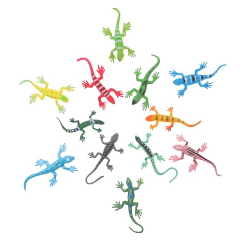 Abaodam 12 Stück Teiliges Mini Eidechsen aus Buntem Kunststoff Realistische Reptilien Figuren Pädagogisches Tiermodell zur Feinmotorik und Kreatives Abaodam 12 Stück Teiliges Mini Eidechsen aus Buntem Kunststoff Realistische Reptilien Figuren Pädagogisches Tiermodell zur Feinmotorik und Kreatives von Abaodam