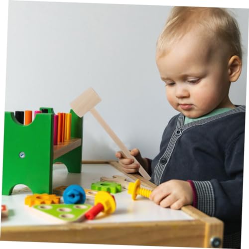 Abaodam 12 Stück Teiliges Mini Holzhammer Hämmer mit Glatter Oberfläche für Hand Augen koordination Muskeltraining und Krabbenöffnen Geeignet Ab Jahren Abaodam 12 Stück Teiliges Mini Holzhammer Hämmer mit Glatter Oberfläche für Hand Augen koordination Muskeltraining und Krabbenöffnen Geeignet Ab Jahren von Abaodam