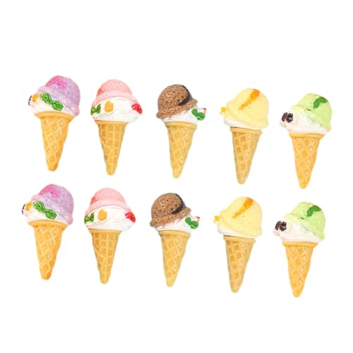 Abaodam 12 Stück Teiliges Miniatur Eiscreme Deko in Bunten Farben Realistisch Gestaltete Dessert Attrappen für Puppenhaus Schlüsselanhänger und Display Detailreiche Fake Ice Cone Modelle Abaodam 12 Stück Teiliges Miniatur Eiscreme Deko in Bunten Farben Realistisch Gestaltete Dessert Attrappen für Puppenhaus Schlüsselanhänger und Display Detailreiche Fake Ice Cone Modelle von Abaodam