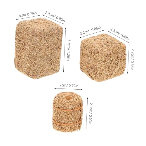 Abaodam 12 Stück Teiliges Miniatur Heuballen aus Holz Realistische Strohnachbildung Robuste Verarbeitung Detailgetreu Gestaltet für Puppenhaus Dekoration und Modellbau für Herbstliche Abaodam 12 Stück Teiliges Miniatur Heuballen aus Holz Realistische Strohnachbildung Robuste Verarbeitung Detailgetreu Gestaltet für Puppenhaus Dekoration und Modellbau für Herbstliche von Abaodam