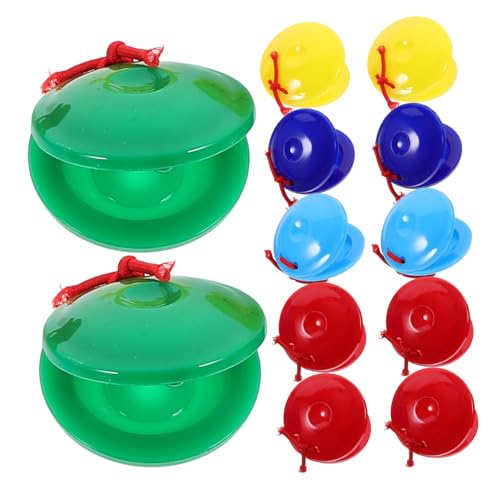 Abaodam 12 Stück Teiliges Orff Percussion Bunte Hand Castagnetten für Musikalisches Rhythmusinstrument Hörvermögen und Musikverständnis Geeignet für Frühe Musikerziehung Abaodam 12 Stück Teiliges Orff Percussion Bunte Hand Castagnetten für Musikalisches Rhythmusinstrument Hörvermögen und Musikverständnis Geeignet für Frühe Musikerziehung von Abaodam
