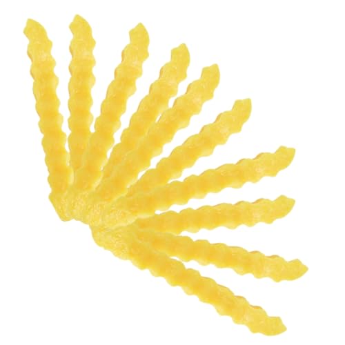 Abaodam 12 Stück Teiliges PVC Simulation Pommes Frites Realistische Küchen deko Langlebige Food Props für Fotografie Ladendekoration und Haushalt Detailgetreue Kartoffelchips Modelle Abaodam 12 Stück Teiliges PVC Simulation Pommes Frites Realistische Küchen deko Langlebige Food Props für Fotografie Ladendekoration und Haushalt Detailgetreue Kartoffelchips Modelle von Abaodam