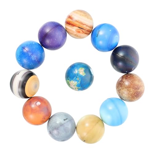 Abaodam 12 Stück Teiliges Planeten Softball mit Planetendesigns und Sternenhimmel mustern Antistress Schaumstoffbälle für Pädagogisches Dekompressionsspielzeug zur Frühkindlichen Abaodam 12 Stück Teiliges Planeten Softball mit Planetendesigns und Sternenhimmel mustern Antistress Schaumstoffbälle für Pädagogisches Dekompressionsspielzeug zur Frühkindlichen von Abaodam