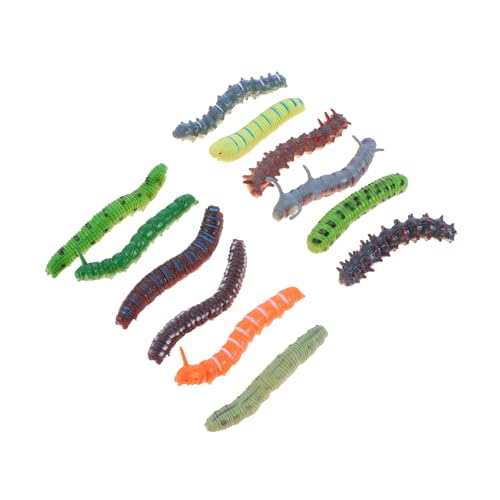 Abaodam 12 Stück Teiliges Realistische Raupen Figuren Falsche Insekten Streiche für Halloween Partygeschenk Bunte Modelle für Lernen und Spaß Zufällige Farbe Zufällige Farbe Abaodam 12 Stück Teiliges Realistische Raupen Figuren Falsche Insekten Streiche für Halloween Partygeschenk Bunte Modelle für Lernen und Spaß Zufällige Farbe Zufällige Farbe von Abaodam
