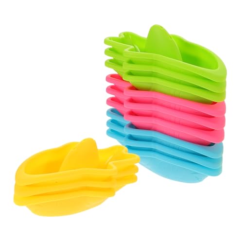Abaodam 12 Stück Teiliges Strandspielzeug für Lustige und Leichte Wasserspielboote für Kleinkinder Bunte Badewannen und Poolspielzeuge für Kreative Wasserspiele von Abaodam