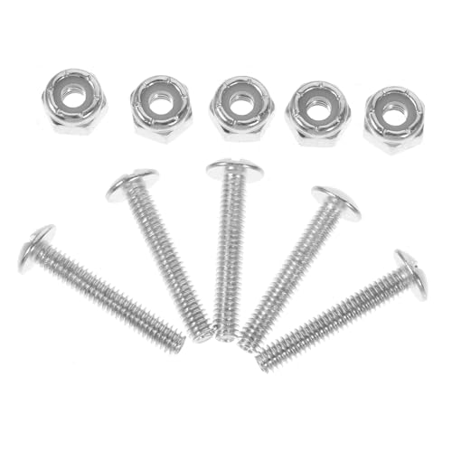 Abaodam 12 Stück Teiliges Tischfußball Schrauben Muttern Verzinktem Eisen Robustes Befestigungszubehör für Kickertisch Einfache Montage Stabile Spielerbefestigung Langlebiges von Abaodam