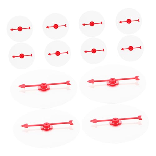 Abaodam 12 Stück Teiliges Transparente Wiederverwendbare Kunststoff Spielbretter mit Drehbarem Abwischbarem Vielseitig für Unterricht Spiele Diskussionen in Schule Büro Zuhause Geeignet von Abaodam