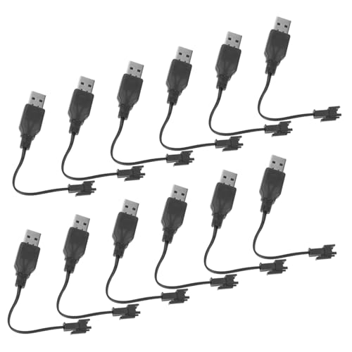 Abaodam 12 Stück Teiliges USB Ladekabel Kurz USB-c Kabel Schnellladeadapter für Elektrisches Bubble Machine und Rc Auto Sicherer Überladungsschutz Kompatibilität Langlebig Abaodam 12 Stück Teiliges USB Ladekabel Kurz USB-c Kabel Schnellladeadapter für Elektrisches Bubble Machine und Rc Auto Sicherer Überladungsschutz Kompatibilität Langlebig von Abaodam