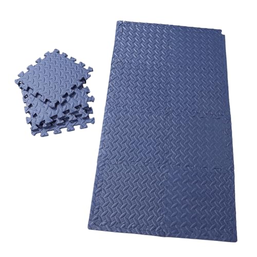 Abaodam 12 Stück Teiliges Weiches Puzzle-bodenmatten- Dicke Schützende Schaumstoff-Fliesen rutschfest Geruchsneutral für Kinderzimmer Spielraum Krabbelbereich und Fitnessräume von Abaodam