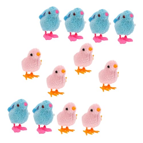 Abaodam 12 Stück Teiliges Wind Up mit Küken und Hase Bunte Mechanische Plüschfiguren für Kindergeburtstag Kindgerechte Desktop Deko Einfache Bedienung Ostergeschenk Abaodam 12 Stück Teiliges Wind Up mit Küken und Hase Bunte Mechanische Plüschfiguren für Kindergeburtstag Kindgerechte Desktop Deko Einfache Bedienung Ostergeschenk von Abaodam