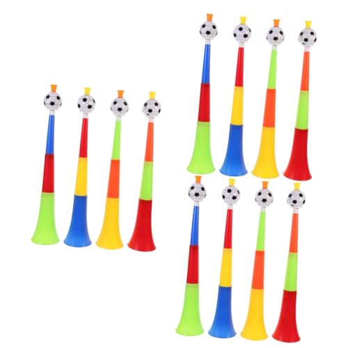 Abaodam 12 Stück Teleskop Fußballhorn Fächer Kunststoff Für Kinder von Abaodam