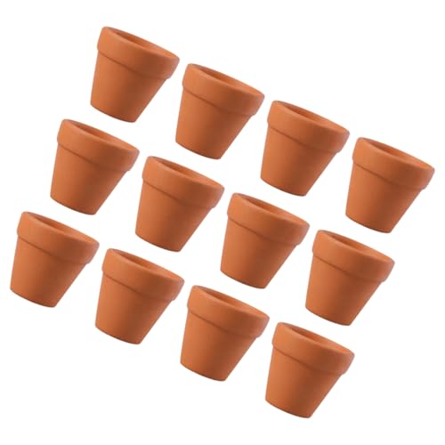 Abaodam 12 Stück Terrakotta-pflanztopf Terrakotta-töpfe Keramiktöpfe Für Zimmerpflanzen Mini-töpfe Kinderzimmer Töpfe Terrakotta-blumentöpfe Pflanztopf Aus Keramik Blumentopf Ton Chocolate Abaodam 12 Stück Terrakotta-pflanztopf Terrakotta-töpfe Keramiktöpfe Für Zimmerpflanzen Mini-töpfe Kinderzimmer Töpfe Terrakotta-blumentöpfe Pflanztopf Aus Keramik Blumentopf Ton Chocolate von Abaodam