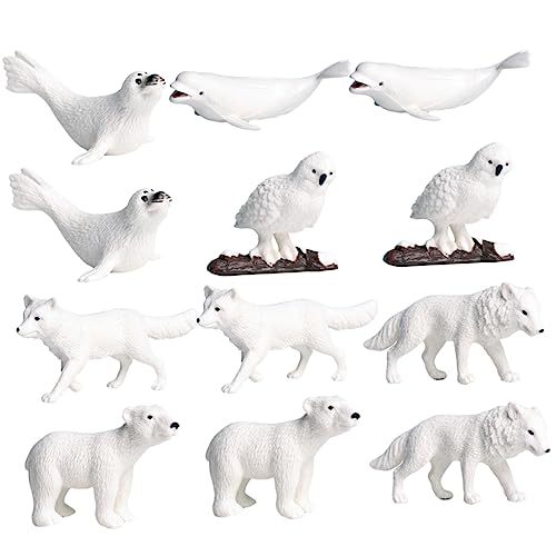 Abaodam Miniatur Bär Spielzeug 12pcs Kunststoff Tiere Figuren Für Weihnachten Decor Pädagogisches Spielzeug Abaodam Miniatur Bär Spielzeug 12pcs Kunststoff Tiere Figuren Für Weihnachten Decor Pädagogisches Spielzeug von Abaodam