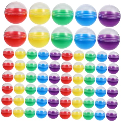 Abaodam 120 Stücke Vending Kapseln Leere Kunststoff Verpackung Spielzeug von Abaodam