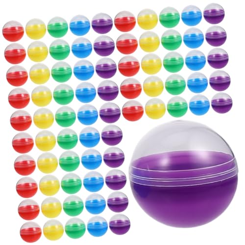 Abaodam 120 Stück Muschelspielzeug Drehball Füllbare Bälle Flipperautomat Süßigkeiten Mehrzweck Verpackungsball Spielzeugmarken Runde Kapseln Spender Seifenblasenröhren Abaodam 120 Stück Muschelspielzeug Drehball Füllbare Bälle Flipperautomat Süßigkeiten Mehrzweck Verpackungsball Spielzeugmarken Runde Kapseln Spender Seifenblasenröhren von Abaodam