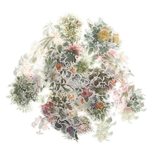 Abaodam Einzigartiges Blumenaufkleber-Set 120 Stück Ästhetische Aufkleber Für Handbücher Tagebücher Und Sammelalben Abaodam Einzigartiges Blumenaufkleber-Set 120 Stück Ästhetische Aufkleber Für Handbücher Tagebücher Und Sammelalben von Abaodam