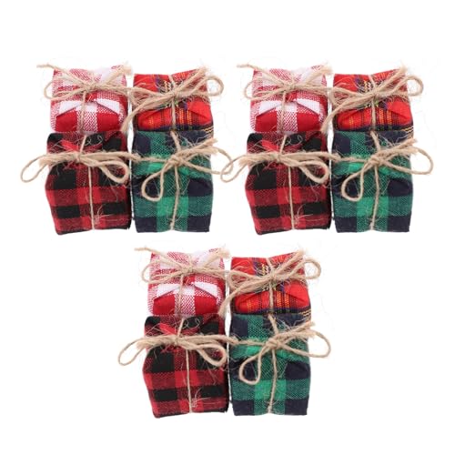 Abaodam Miniatur-weihnachtsgeschenkboxen 12er-Pack Mini-weihnachtspuppenhaus-zubehör für Festliche Dekoration Abaodam Miniatur-weihnachtsgeschenkboxen 12er-Pack Mini-weihnachtspuppenhaus-zubehör für Festliche Dekoration von Abaodam