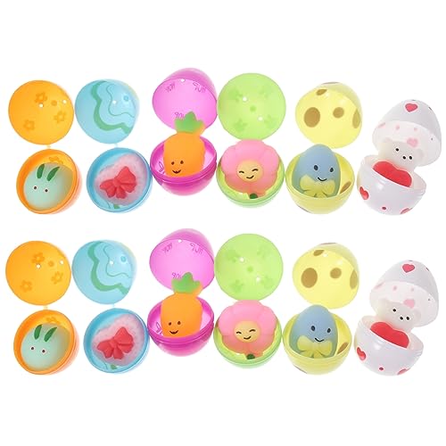 Abaodam 12Pcs Osterei-Set easter teigroller ostern Ostereier bemalen Ostereier Candy Verpackung spielzeuge osterauto Ostereier-Boxen vorgefüllte Ostereier Osterspielzeug Plastik Abaodam 12Pcs Osterei-Set easter teigroller ostern Ostereier bemalen Ostereier Candy Verpackung spielzeuge osterauto Ostereier-Boxen vorgefüllte Ostereier Osterspielzeug Plastik von Abaodam