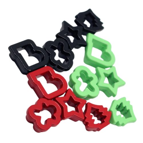 Abaodam 12St Miniatur-Backform Puppenhaus-Keksformen Miniatur-Ausstechformen Spielzeuge Modelle Miniatur-Keksform Mini-Keksform Essen Spielen Dekorationen Spielset vorgeben Mikroszene von Abaodam