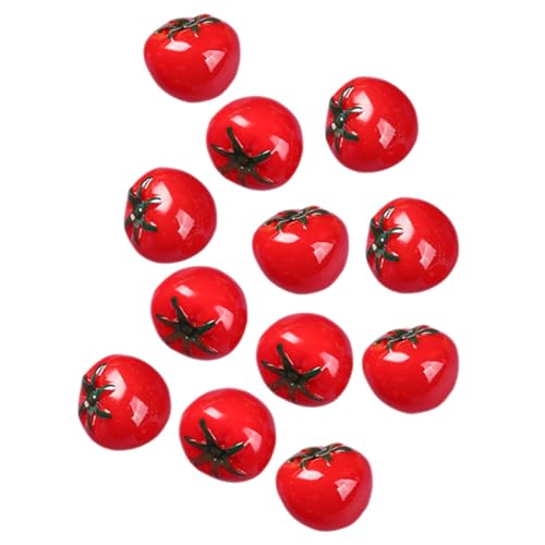 Abaodam 12St Nachahmung Tomate Modell künstlich Püree Miniaturen gefälschter Mais bastel Materialien puppenhauszubehör Tomaten Obst Miniaturtomate gefälschte Minitomate Harz rot Abaodam 12St Nachahmung Tomate Modell künstlich Püree Miniaturen gefälschter Mais bastel Materialien puppenhauszubehör Tomaten Obst Miniaturtomate gefälschte Minitomate Harz rot von Abaodam