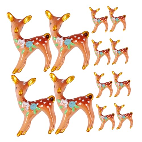 Abaodam 12-teiliges Miniatur-hirschfamilien-Set Realistische Tierfiguren Zum Basteln Für Puppenhäuser Abaodam 12-teiliges Miniatur-hirschfamilien-Set Realistische Tierfiguren Zum Basteln Für Puppenhäuser von Abaodam