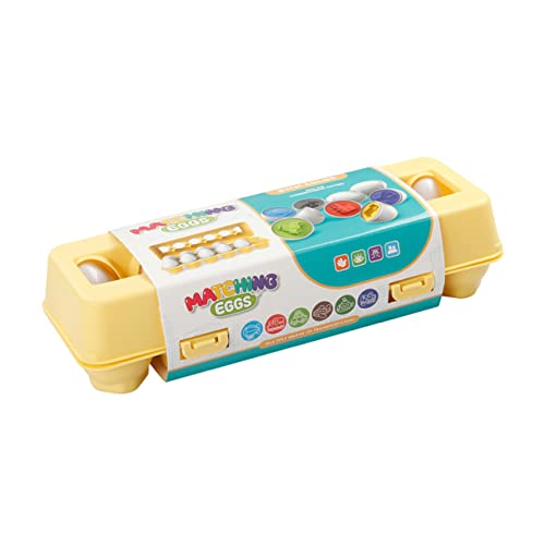 Abaodam 12St gepaarte Eier interaktives kinderspielzeug Logikspielzeug Toys puzzletisch Puzzlematte Erkennungsspielzeug Kognitionsspielzeug für Plastik Weiß Abaodam 12St gepaarte Eier interaktives kinderspielzeug Logikspielzeug Toys puzzletisch Puzzlematte Erkennungsspielzeug Kognitionsspielzeug für Plastik Weiß von Abaodam