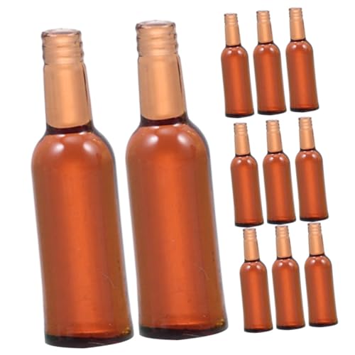 Abaodam 12 Stück Miniatur Bierflasche für Puppenhausdekoration Kleine Flaschen Realistische Kleiner Bierflaschen für Puppenhaus Küche Bar Party Abaodam 12 Stück Miniatur Bierflasche für Puppenhausdekoration Kleine Flaschen Realistische Kleiner Bierflaschen für Puppenhaus Küche Bar Party von Abaodam