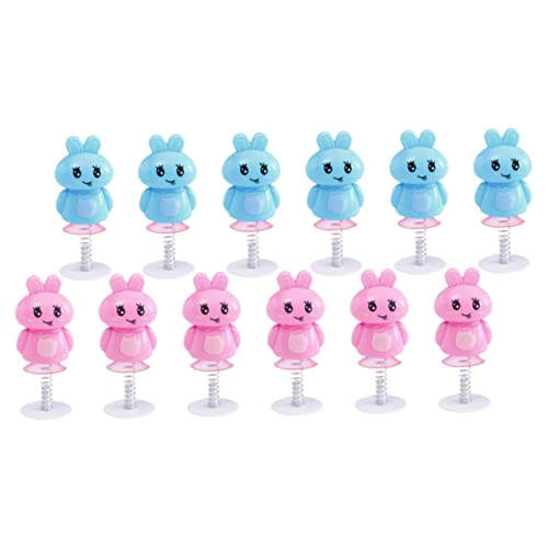 Abaodam 12Stücke Frühlingskaninchen für Lustige Cartoon Hase Spielzeuge Zufällige Farben für und Kindergeburtstage und Partys von Abaodam