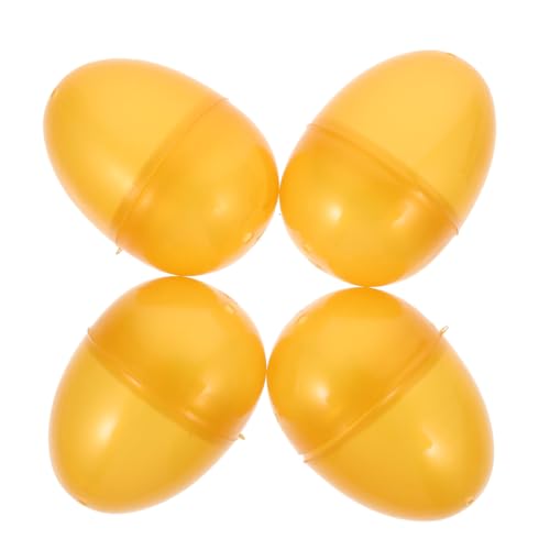 Abaodam 12Stücke Füllbare Goldene Eier Kreative Party Deko für Ostern Glatte Oberfläche Sicher für Festliche für Jede von Abaodam