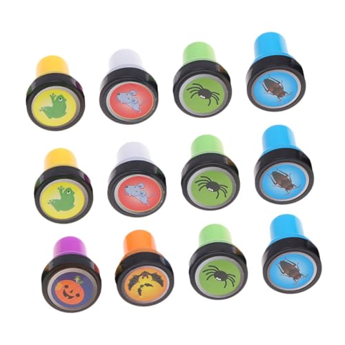 Abaodam 12Stücke Halloween Stempel Selbsttintenstempel für Mischstil mit Spinnen Kürbissen und Gespenstern für Bastelprojekte und Feste Wie Halloween und Karneval Abaodam 12Stücke Halloween Stempel Selbsttintenstempel für Mischstil mit Spinnen Kürbissen und Gespenstern für Bastelprojekte und Feste Wie Halloween und Karneval von Abaodam