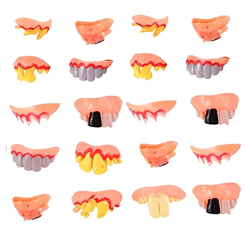 Abaodam 12Stücke Halloween Zähne Lustige Falsche Zähne Für Künstliche Zähne Im Gemischten Stil Für Halloween Kostümpartys Und Rollenspiele Weiches Und Sicheres Material Abaodam 12Stücke Halloween Zähne Lustige Falsche Zähne Für Künstliche Zähne Im Gemischten Stil Für Halloween Kostümpartys Und Rollenspiele Weiches Und Sicheres Material von Abaodam