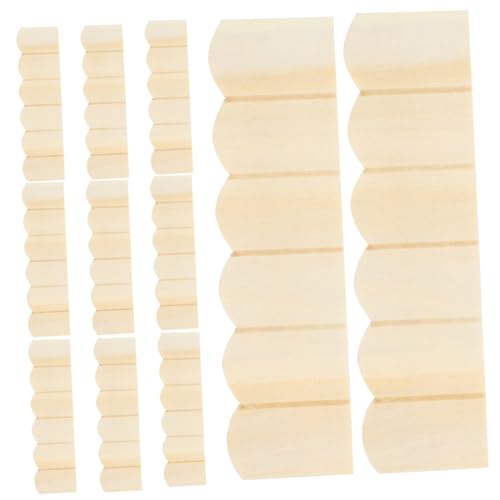 Abaodam 12Stücke Holzfliesen für Puppenhaus Dach Dekorative Modell Dachziegel aus Holz Natürliche Farben für Puppenmöbel Dekoration Langlebig und Sicher Abaodam 12Stücke Holzfliesen für Puppenhaus Dach Dekorative Modell Dachziegel aus Holz Natürliche Farben für Puppenmöbel Dekoration Langlebig und Sicher von Abaodam