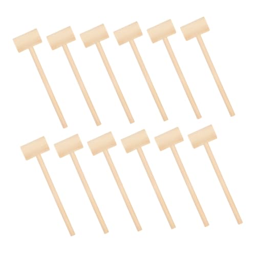 Abaodam 12Stücke Mini Holzhammer für Hammer Fördert Geschicklichkeit und Hand Augen Koordination für Kreatives Spiel Stil Abaodam 12Stücke Mini Holzhammer für Hammer Fördert Geschicklichkeit und Hand Augen Koordination für Kreatives Spiel Stil von Abaodam