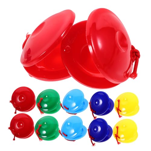 Abaodam 12Stücke Teiliges Castanet für Percussion Instrumente für Musikunterricht und Kreative Sicher und Langlebig zu Weihnachten Abaodam 12Stücke Teiliges Castanet für Percussion Instrumente für Musikunterricht und Kreative Sicher und Langlebig zu Weihnachten von Abaodam