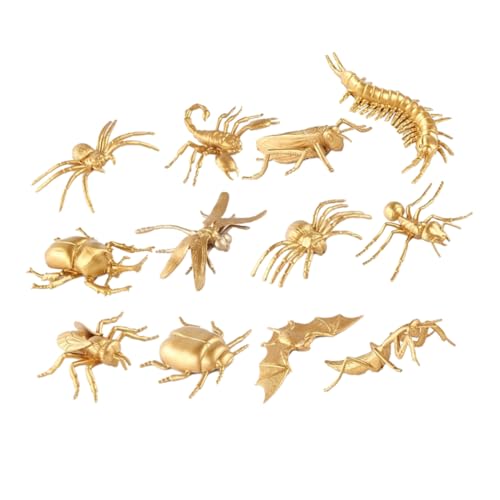 Abaodam 12Stücke Teiliges Realistisches Pädagogische Insektenfiguren für für Halloween Feiern und Kreative Wissenschaftsprojekte aus Langlebigem Wiederverwendbarem von Abaodam