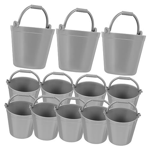 Abaodam 12pcs Mini House Eimer Miniatur -plastikschaufelfass Mikrolandschaft Fassornament Abaodam 12pcs Mini House Eimer Miniatur -plastikschaufelfass Mikrolandschaft Fassornament von Abaodam