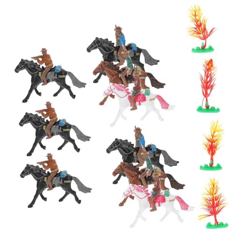 Abaodam 12pcs Western Cowboy -statuen Reiten -figurenmodelle Sand Table Decors Abaodam 12pcs Western Cowboy -statuen Reiten -figurenmodelle Sand Table Decors von Abaodam