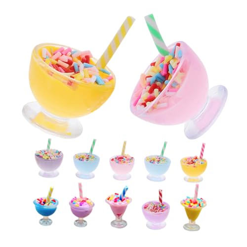 Abaodam 12pcs Miniatur Eisbecher Modelle Harz Lebensmittel Spielzeug Für Puppenhaus Pädagogisches Spielzeit Abaodam 12pcs Miniatur Eisbecher Modelle Harz Lebensmittel Spielzeug Für Puppenhaus Pädagogisches Spielzeit von Abaodam